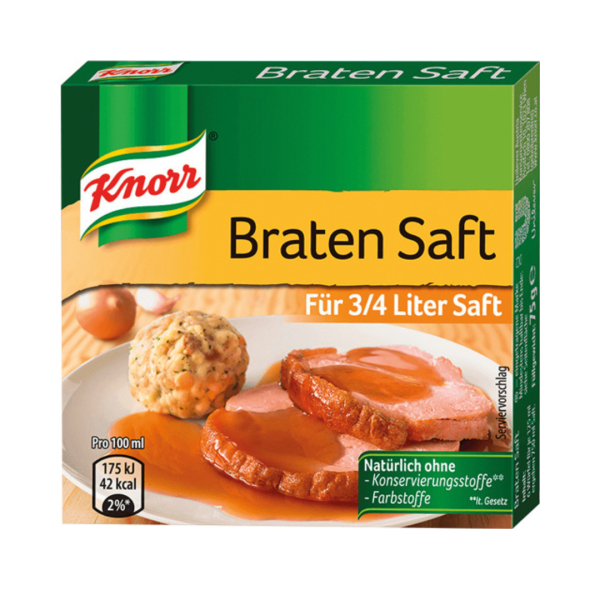 Knorr Bratensaft Würfel, für 3/4 Liter